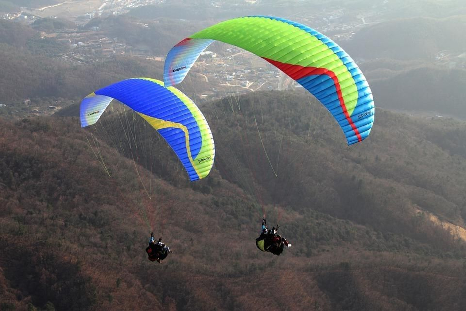 Vuelo en parapente
