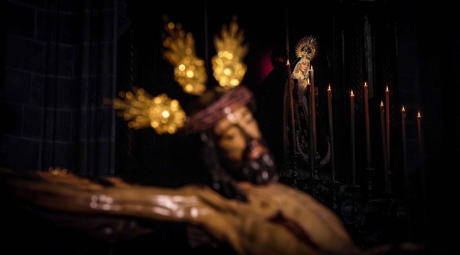 Las imágenes del Miércoles de Ceniza en Jerez: Veneraciones en San Miguel, San Lucas, San Francisco y Capuchinos