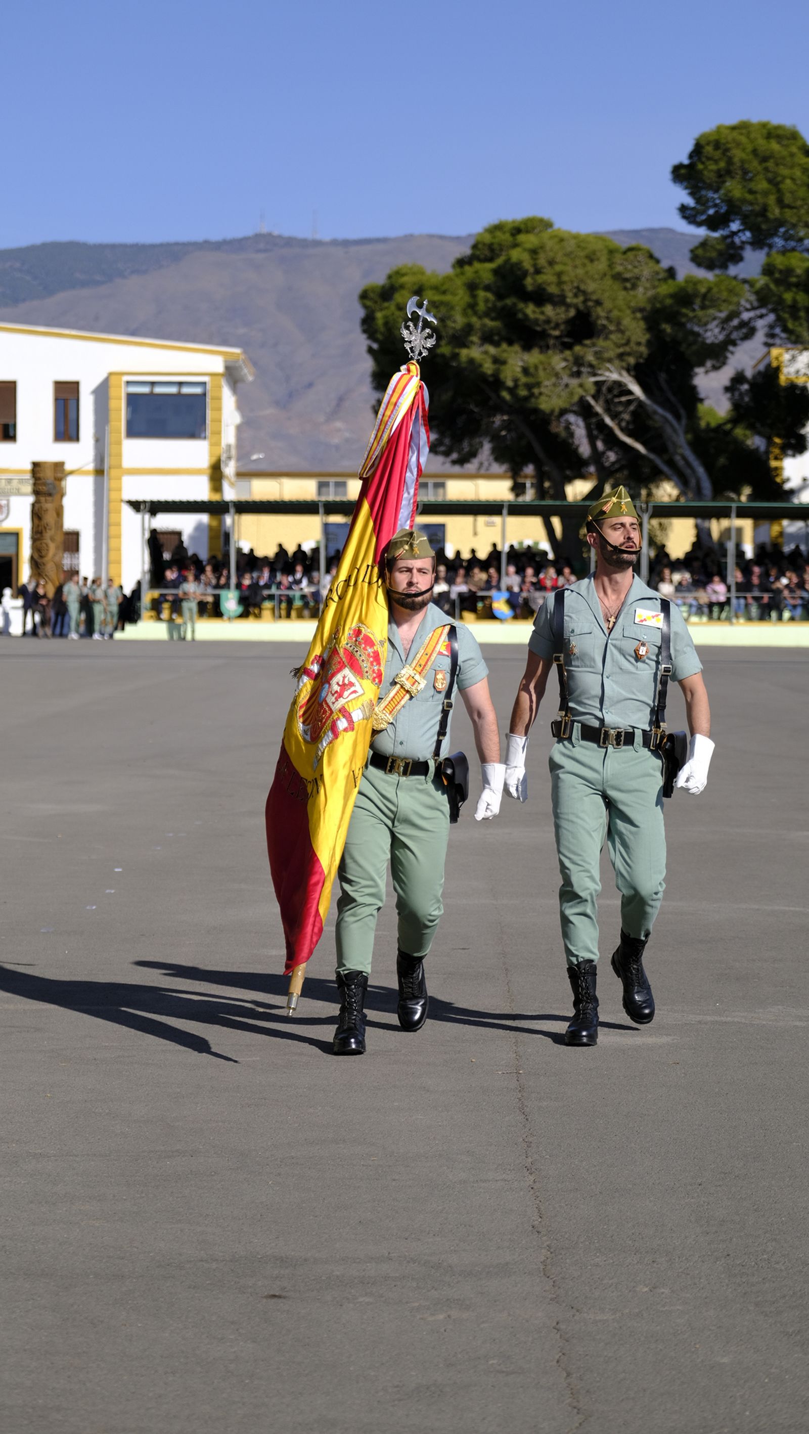 Conmemoración del Combate de Edchera en la Base Álvarez de Sotomayor de La Legión, en imágenes