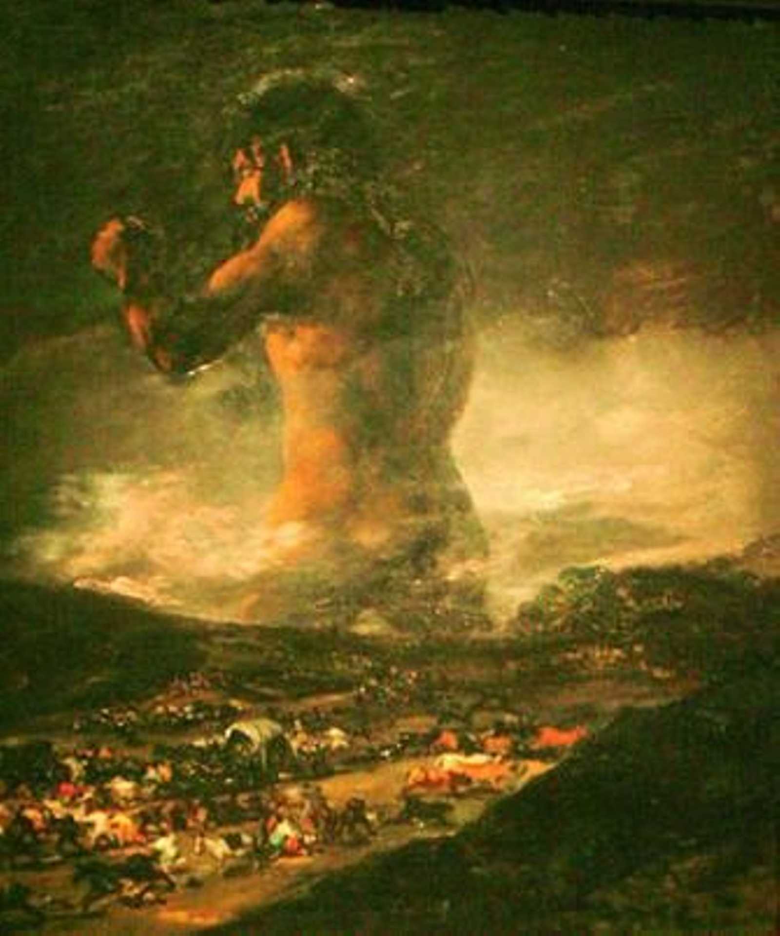 'El Coloso', obra falsamente atribuida a Goya según el Prado.