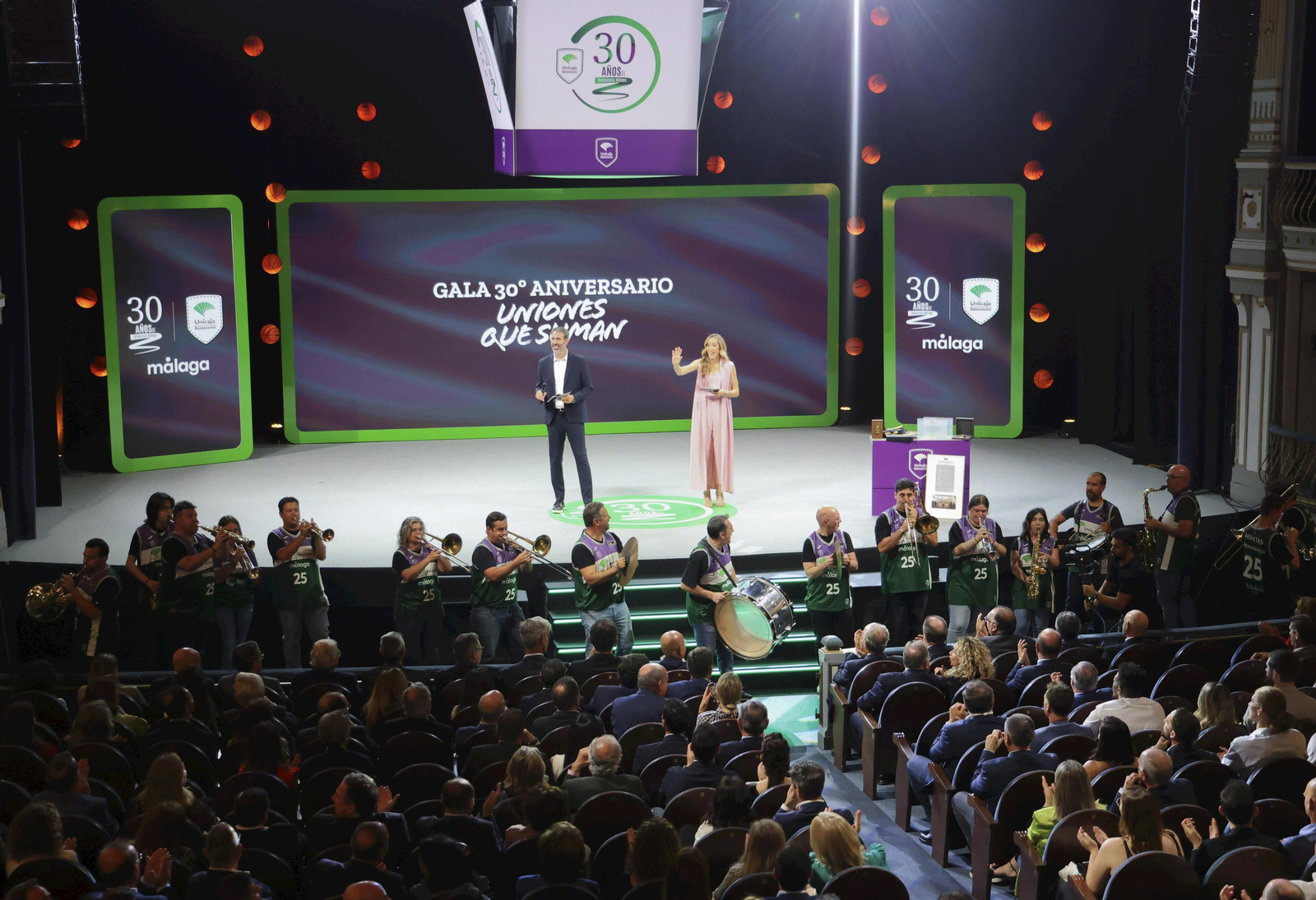 La gala del 30 aniversario de la unión Caja de Ronda-Maristas, en fotos