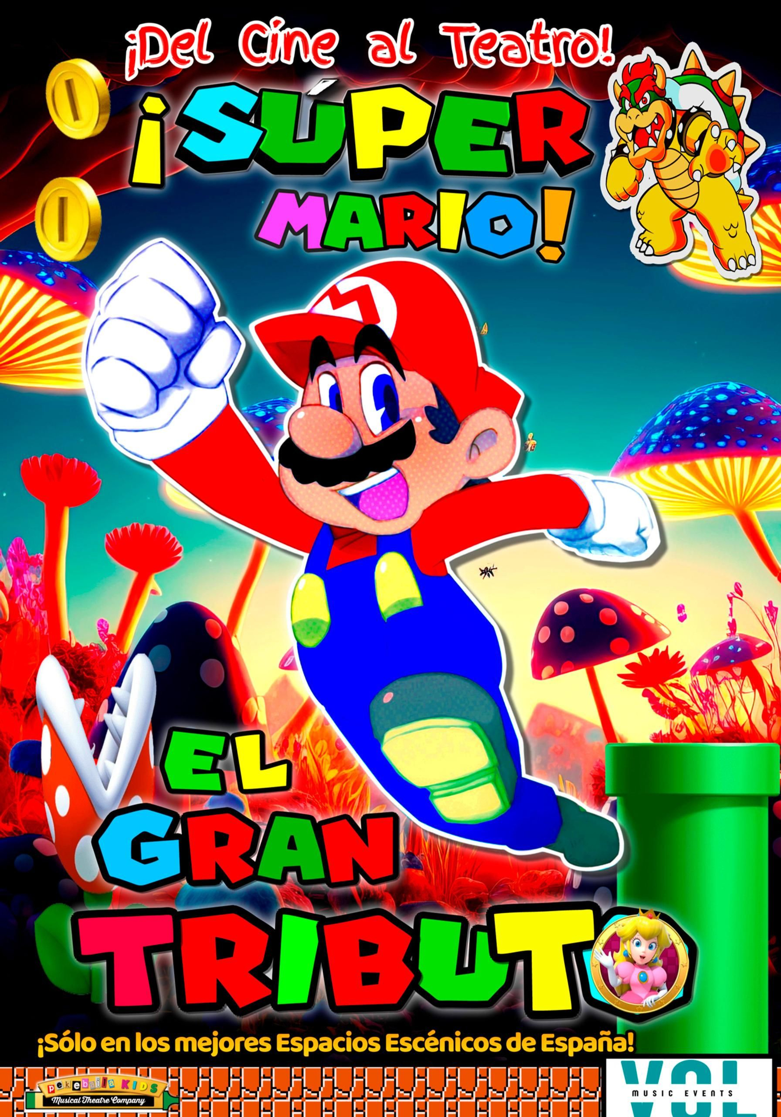 El icónico fontanero traspasa las pantallas para colarse en el teatro con este musical.