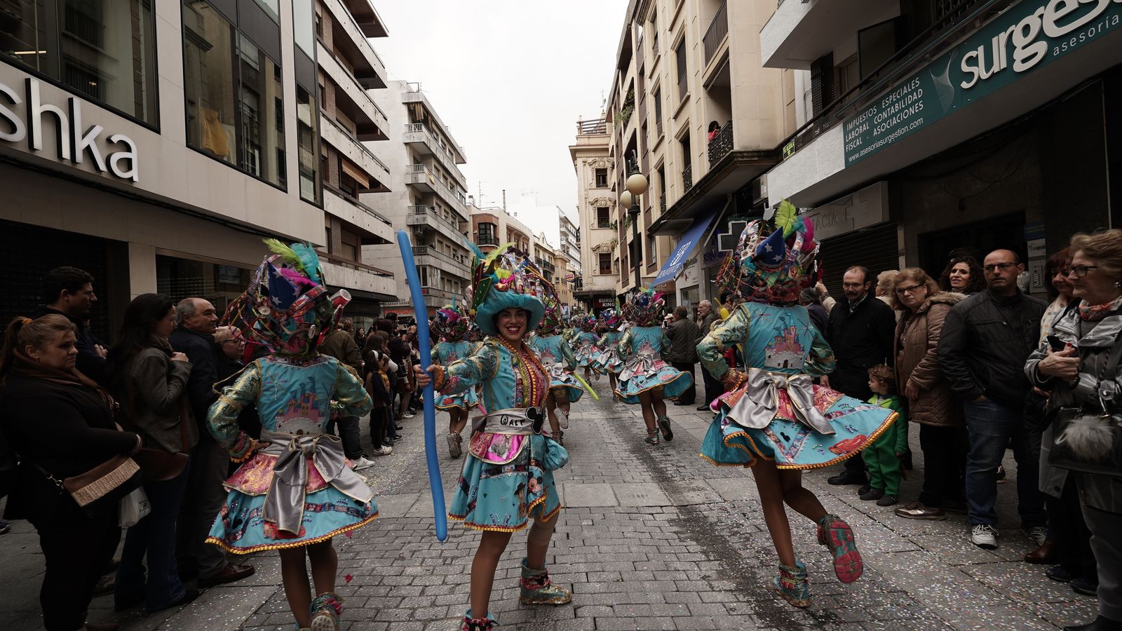 Un momento del desfile.