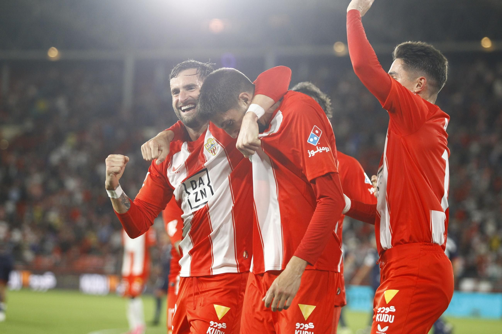 El partido U.D. Almería-Deportivo de La Coruña, en imágenes