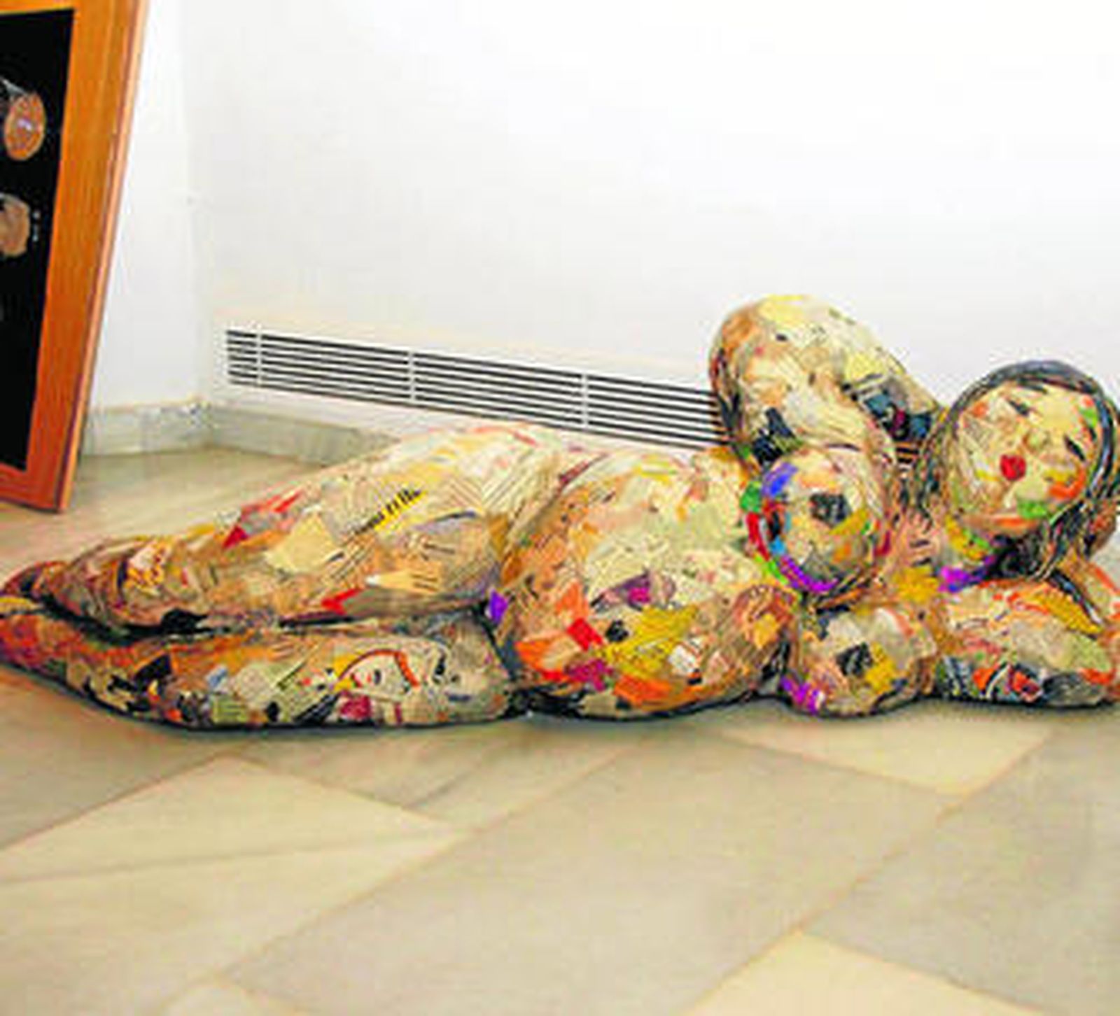 Hierros, latas y desechos para realizar obras de arte