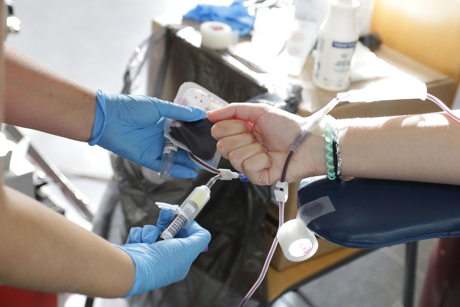 Donación de sangre. Donación de sangre.