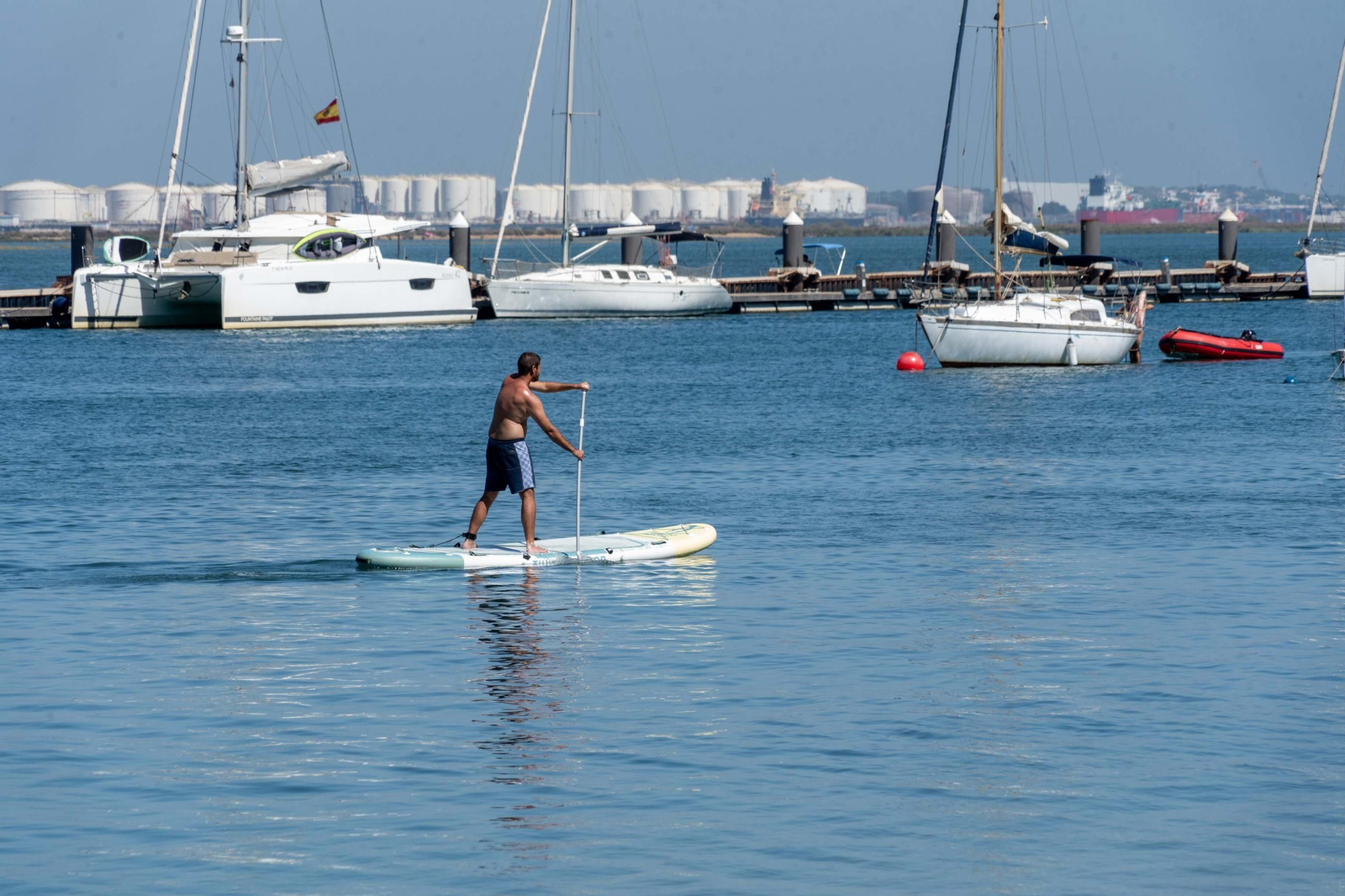 Imágenes de una tarde en el Paseo de la Ría de Punta Umbría