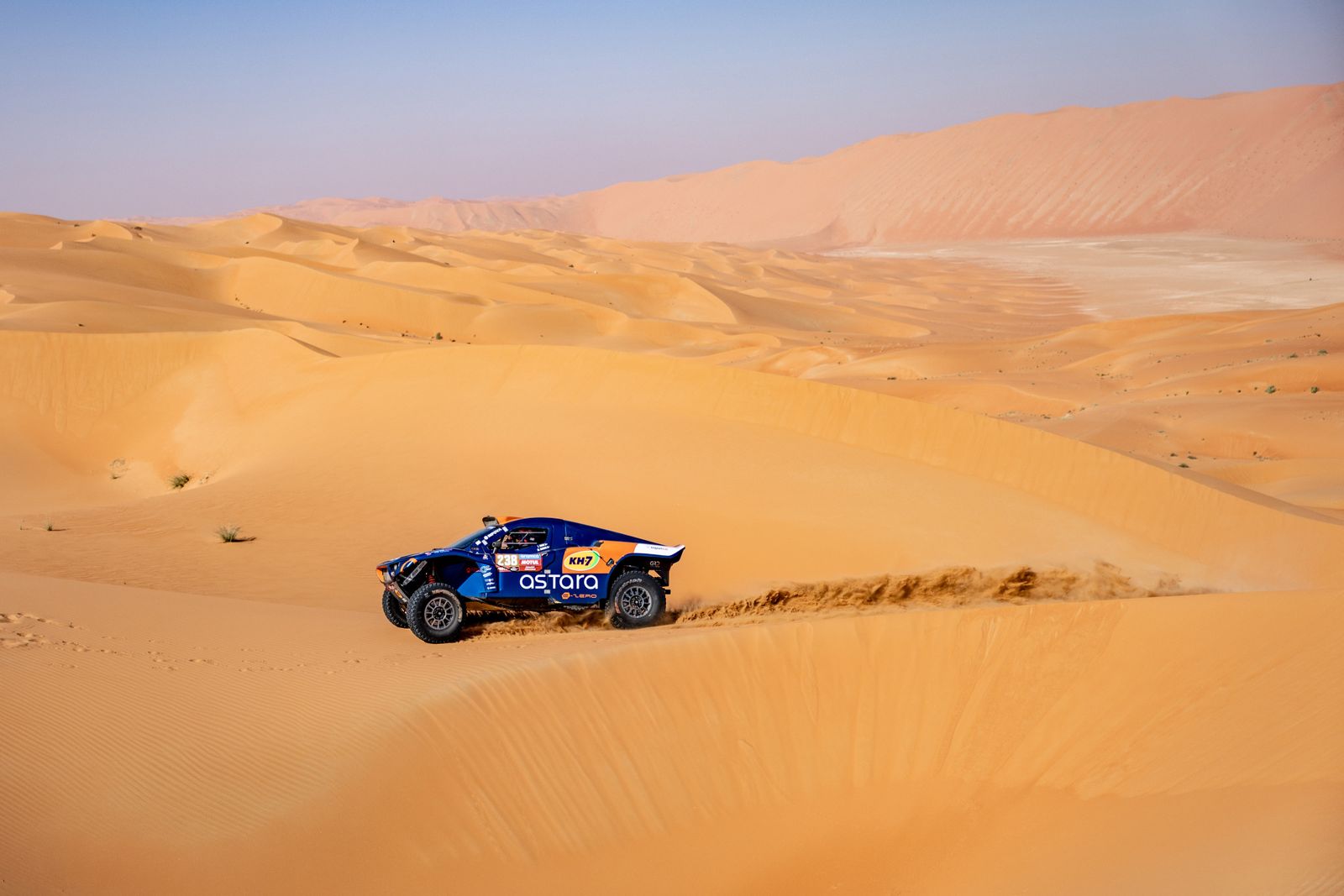Las mejores fotos del Dakar por las dunas