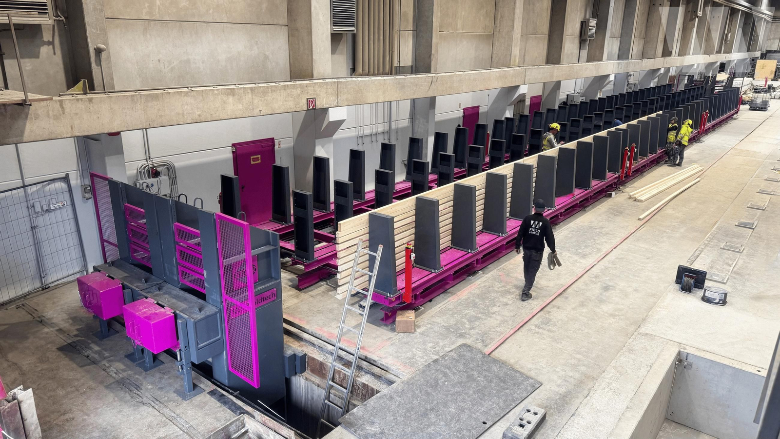 Uno de los montajes que está realizando la empresa en el mercado internacional.