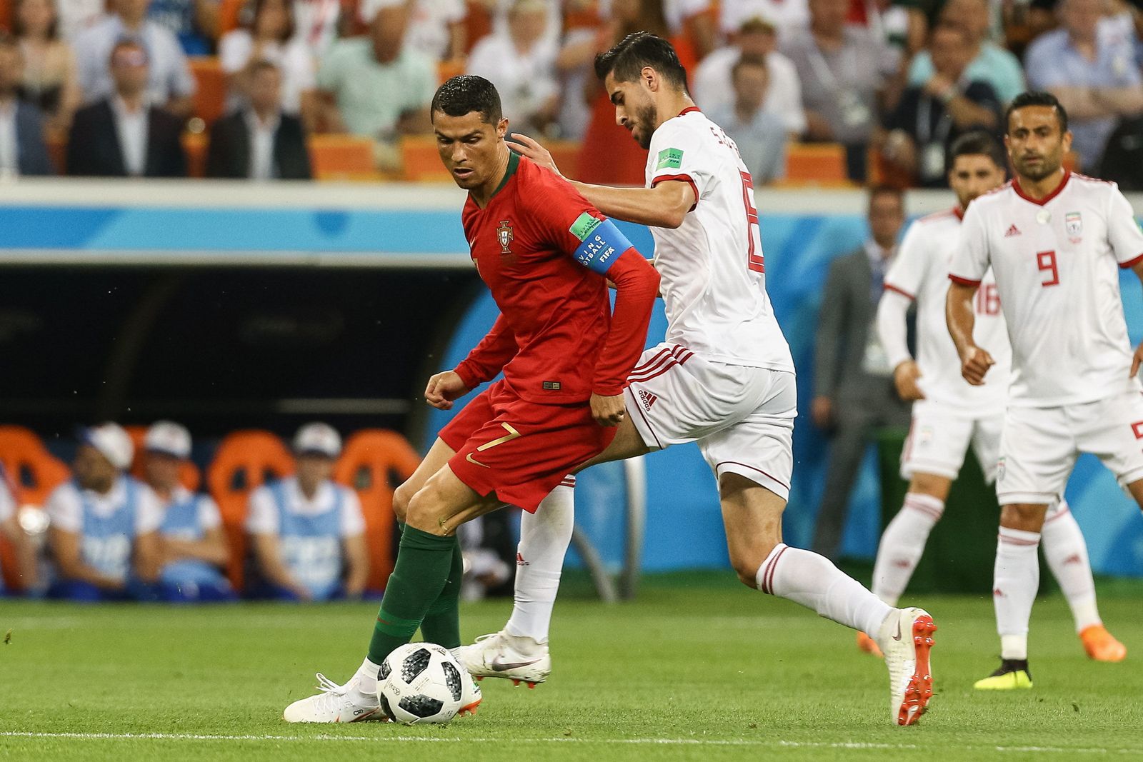 Las imágenes del Irán-Portugal