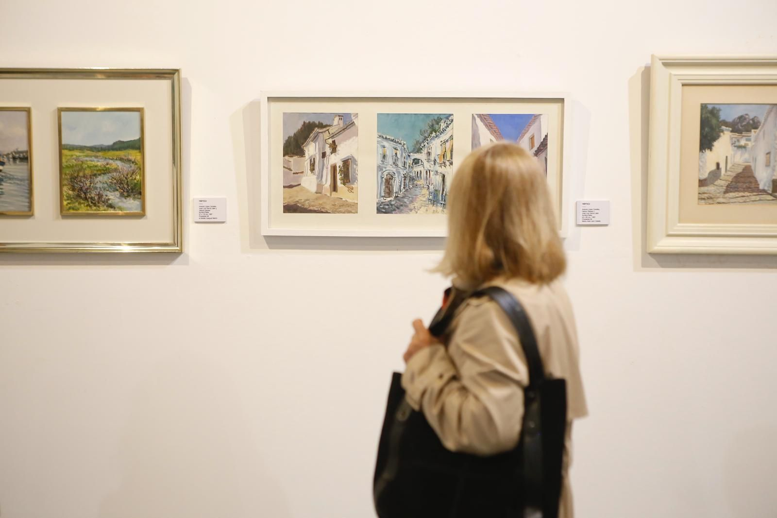 Algunas de las obras de la exposición.