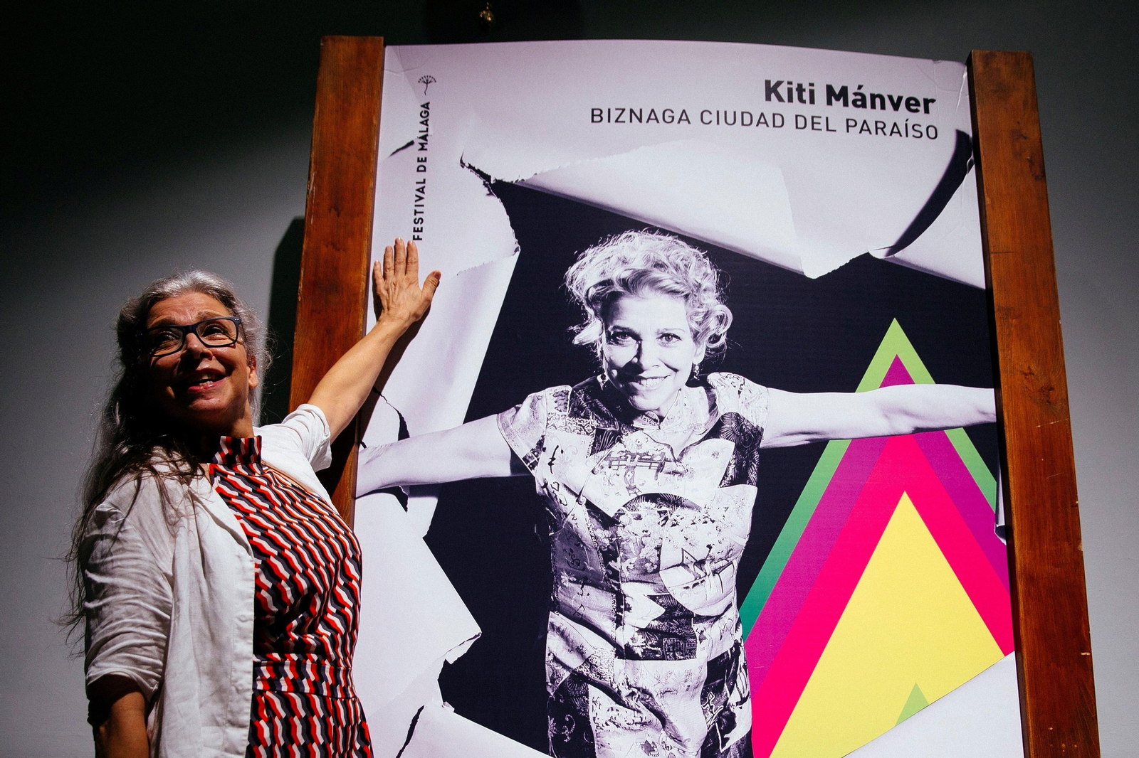 La actriz Kiti Mánver, este lunes en el Festival de Cine de Málaga.