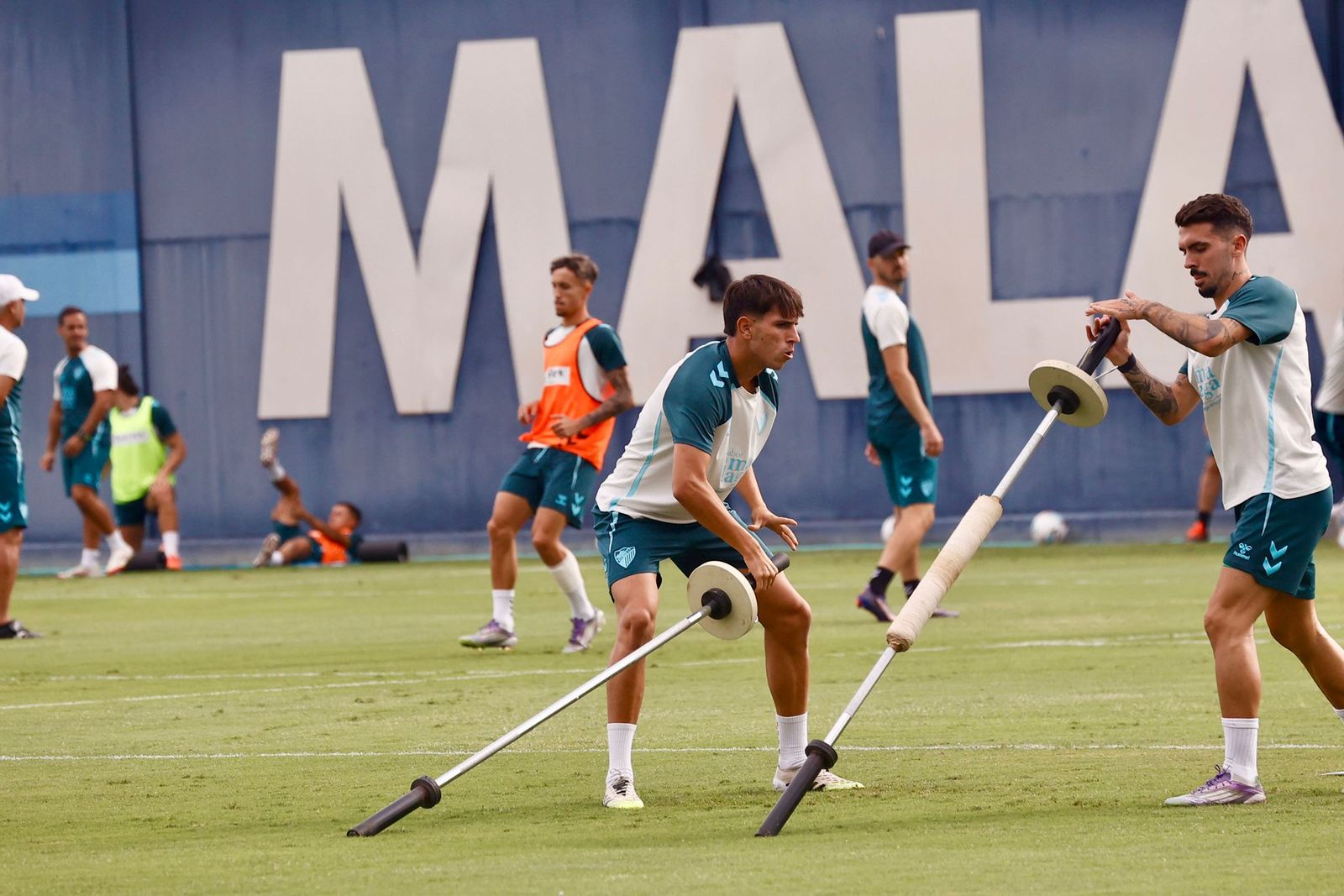 Rafita, del filial, novedad en el entrenamiento ante la baja de Carlos Puga