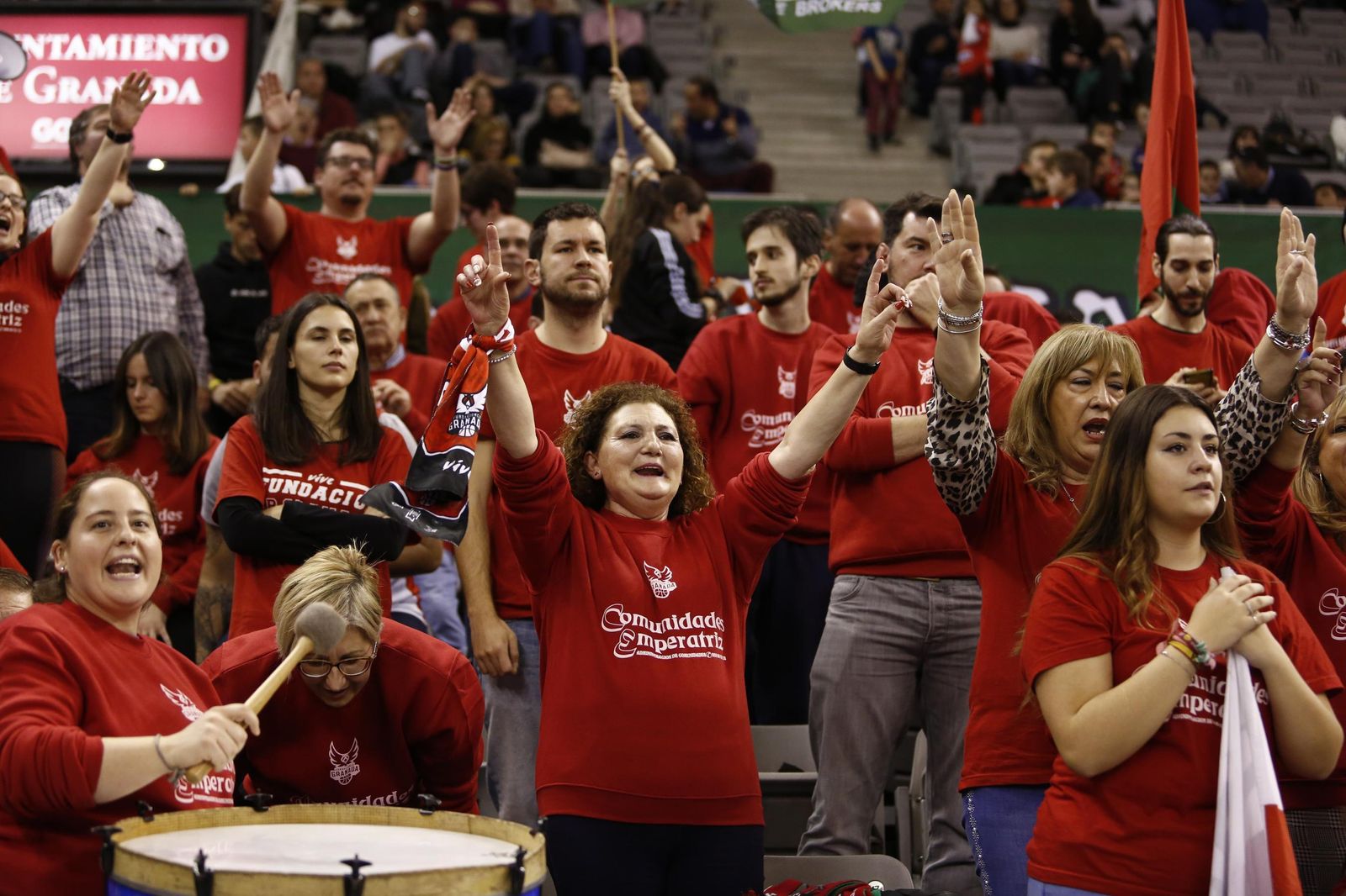 La afición del Covirán está disfrutando con su equipo