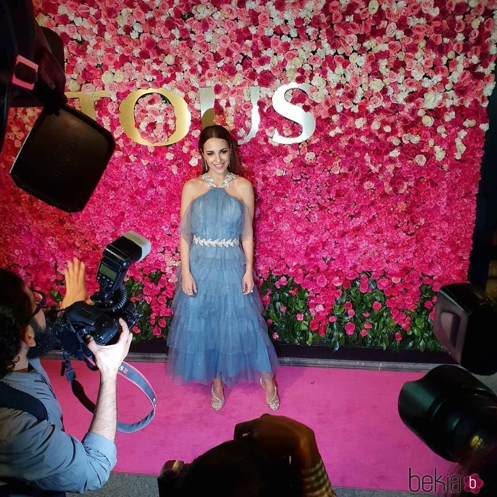 Paula, ejerciendo de embajadora de la firma Tous en México.