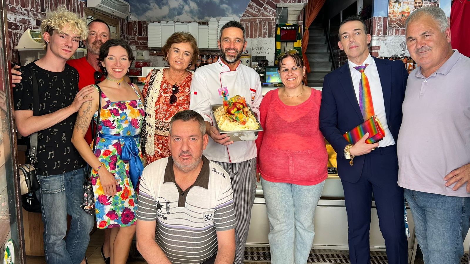 Una imagen de la presentación del Helado del Orgullo