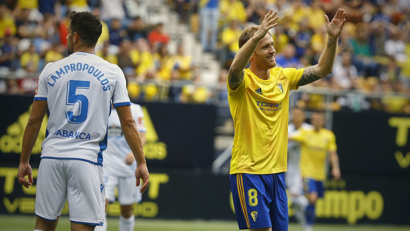 Las fotos del partido Cádiz CF - Deportivo de la Coruña