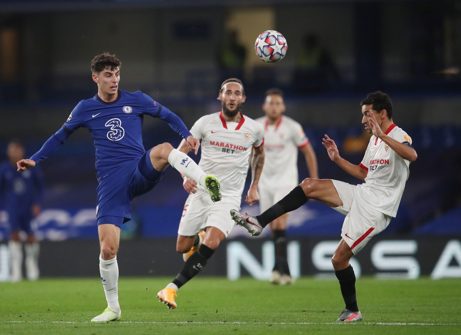 Las imágenes del Chelsea-Sevilla