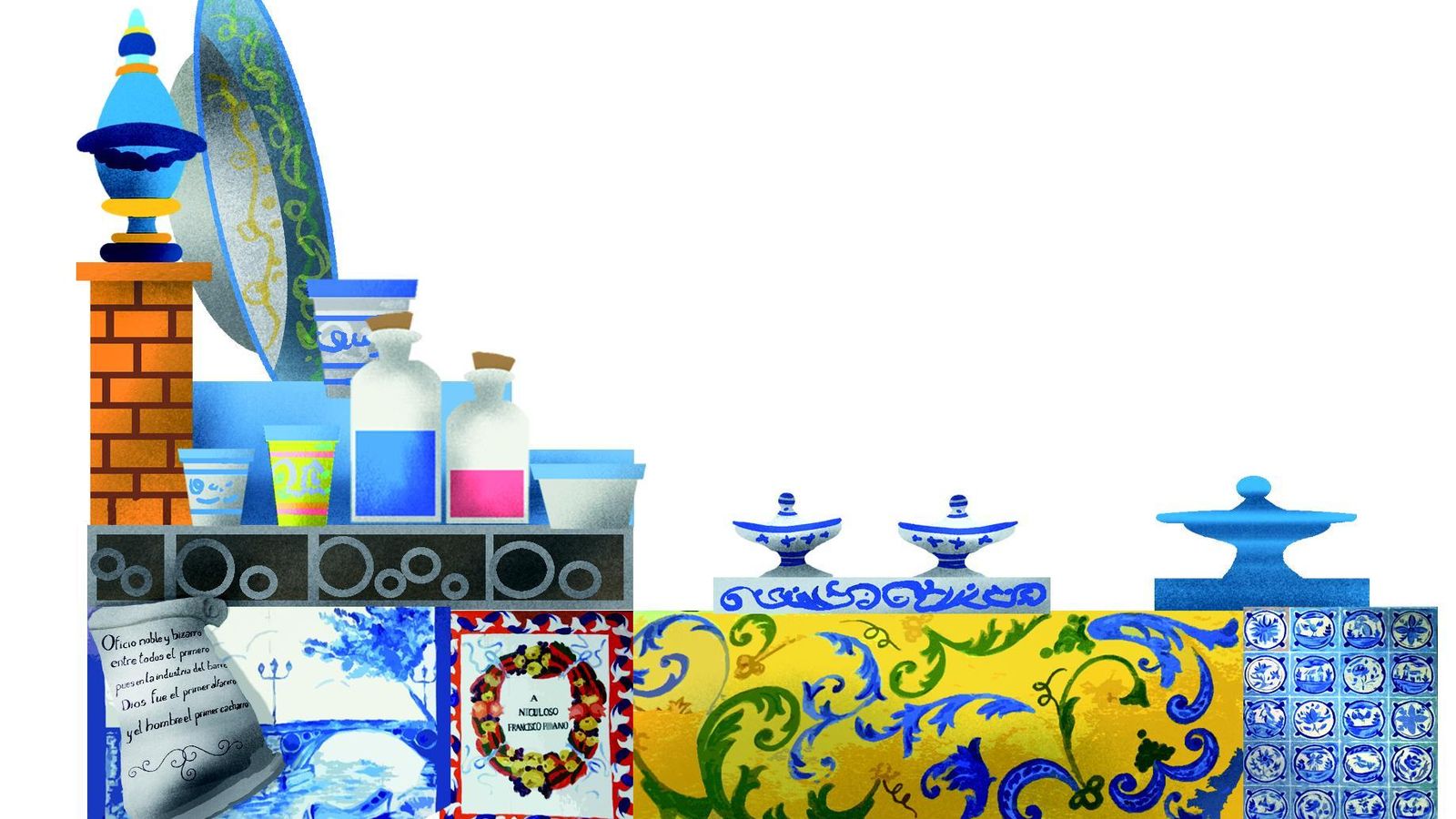 Así será la carroza Cerámica Triana 2020.