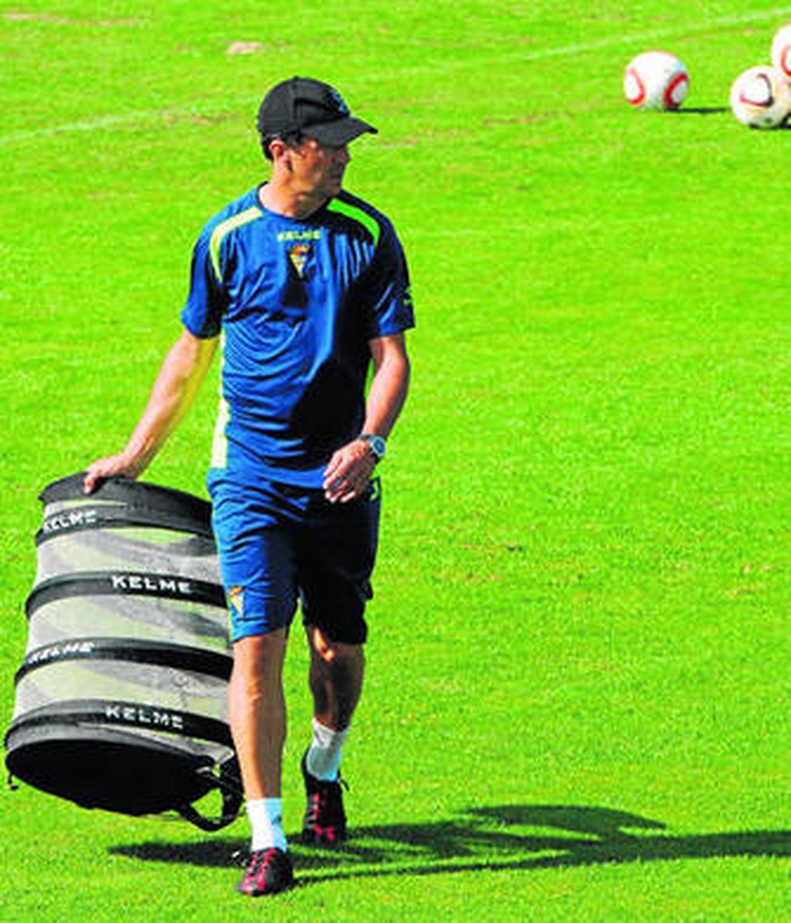 Jose González, durante un entrenamiento.
