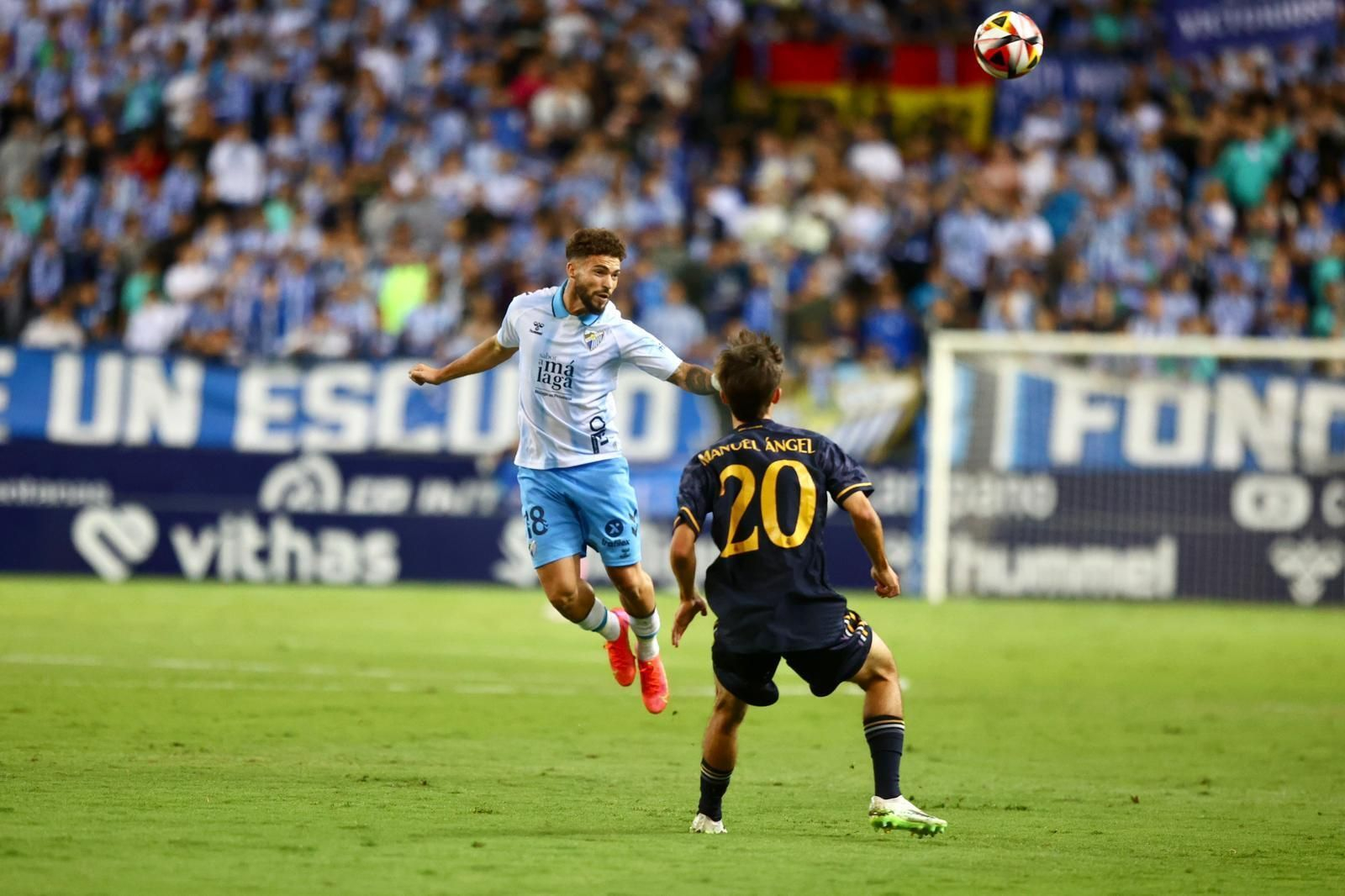 El Málaga CF - Real Madrid Castilla, en fotos