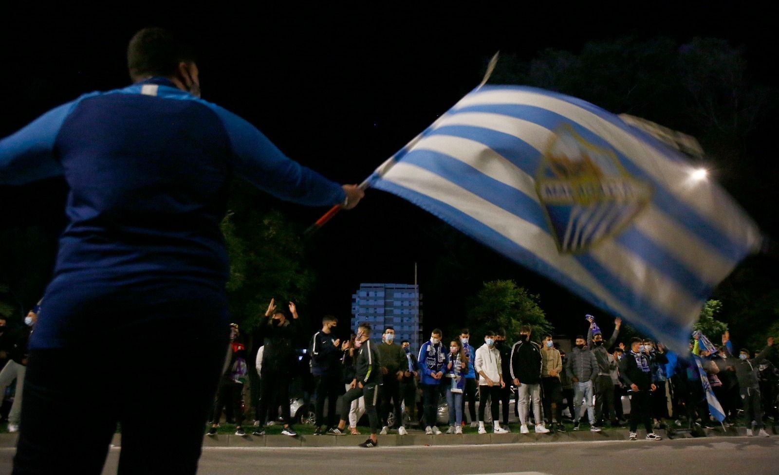 Las fotos del calentamiento previo del Málaga CF-Logroñés