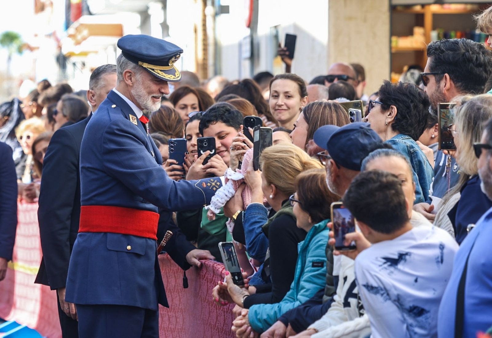 La llegada de S.M. el Rey Felipe VI a Palos de la Frontera, en fotografías
