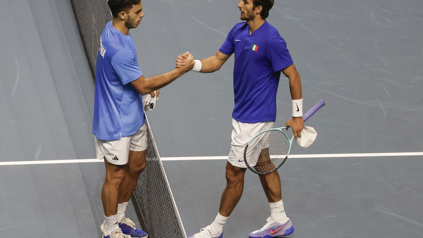 Copa Davis: Francisco Cerundolo pasa por encima de Musetti y Argentina domina 1-0 a Italia