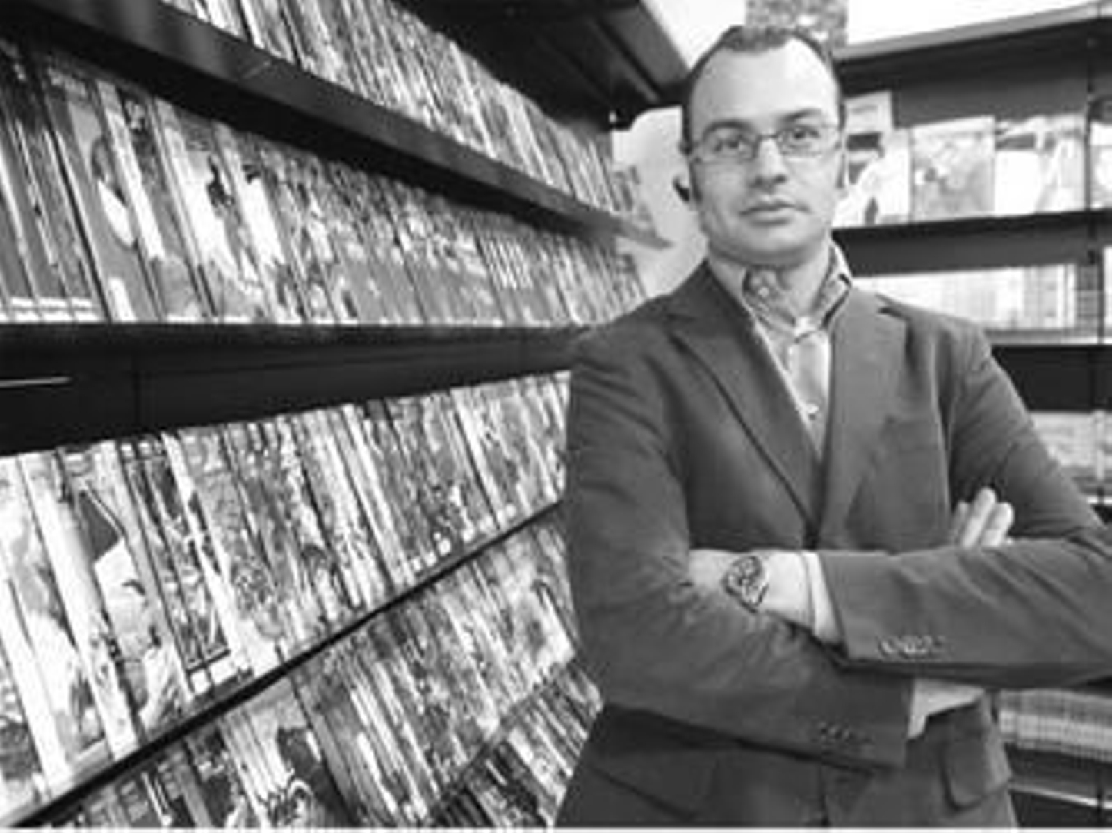 "Hay muchos aficionados a los cómics en la comarca"