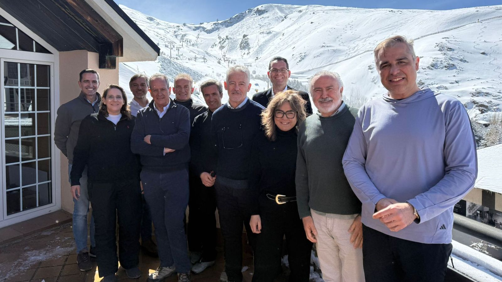 Junta de Gobierno del Colegio de Economistas en Pradollano