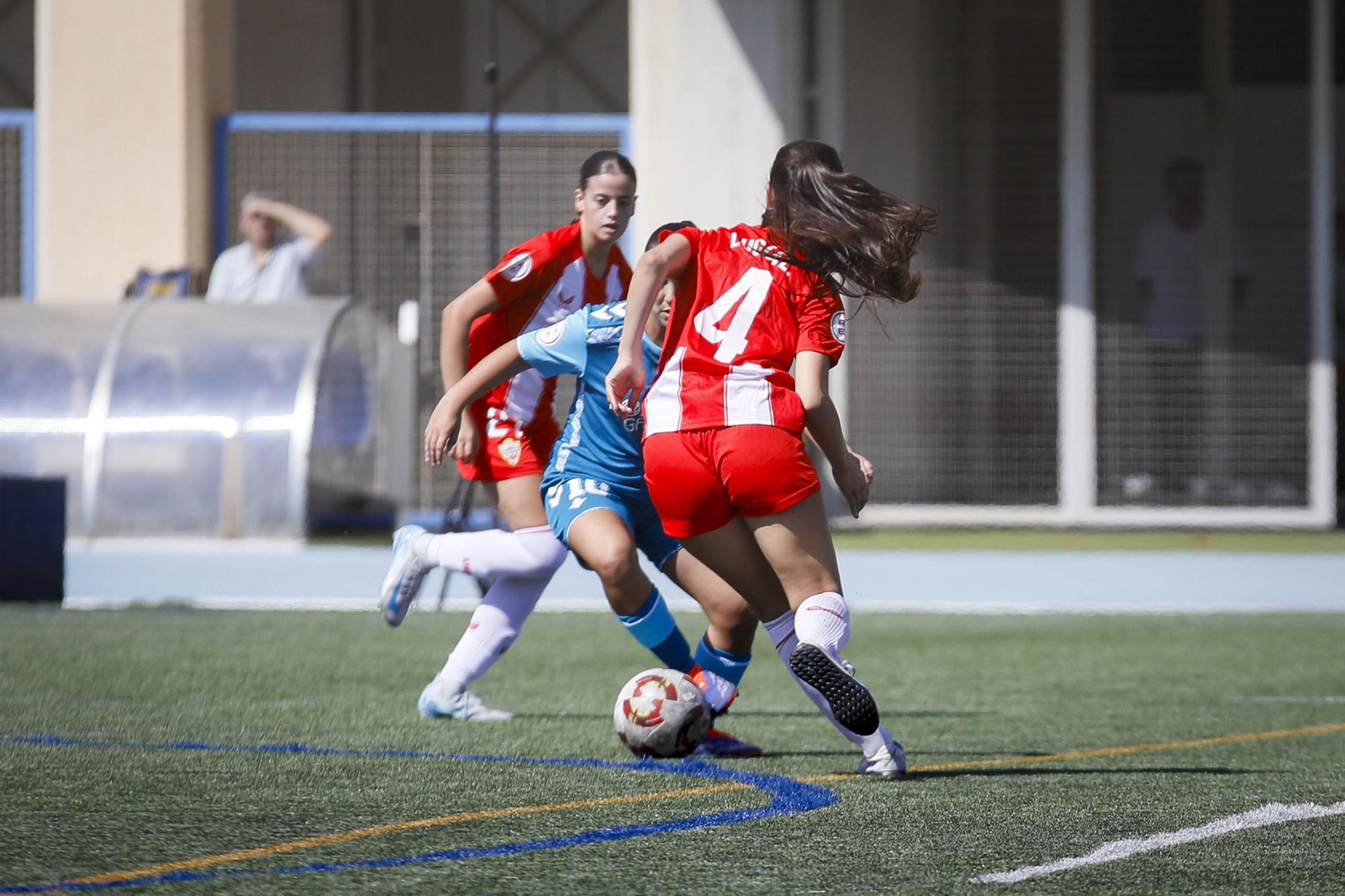 Las imágenes del partido de fútbol del Almería femenino contra el Betis B