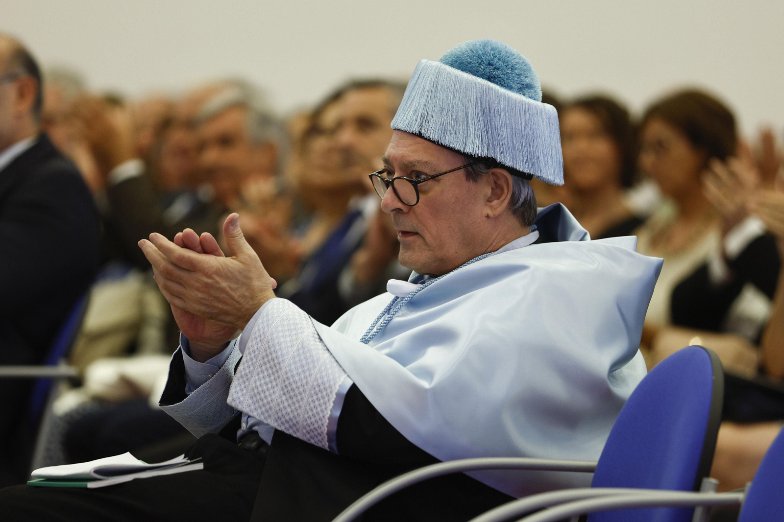 Paul Auster, este jueves tras ser nombrado doctor 'honoris causa' en la UAM.
