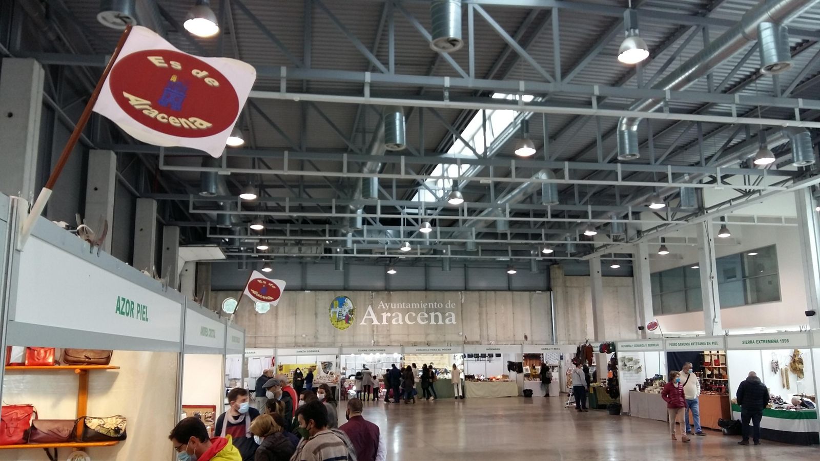 Feria de Artesanía de Aracena en el Pabellón Ferial