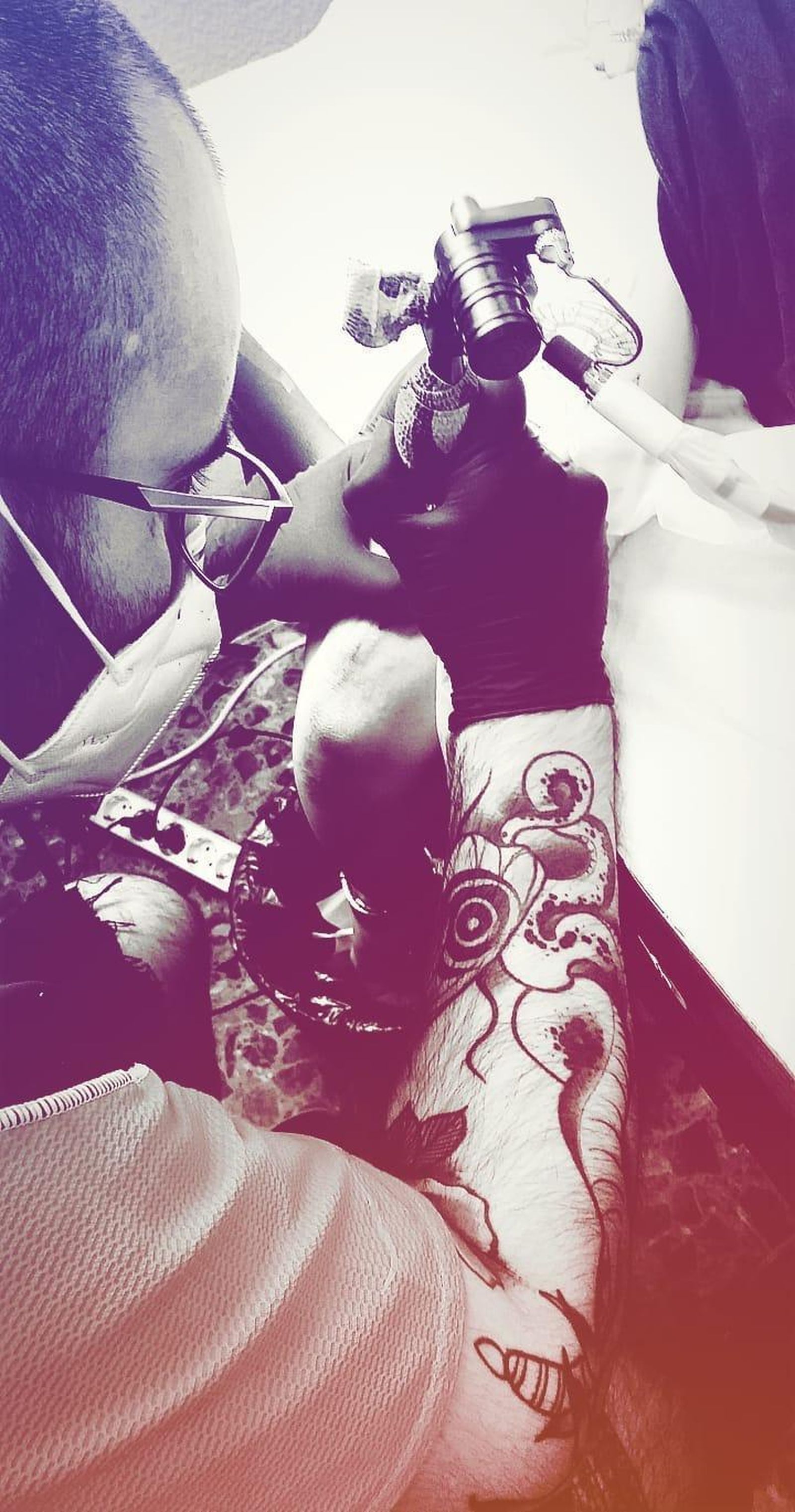 Rafael Sánchez, en el estudio Tattoo 4Ever.