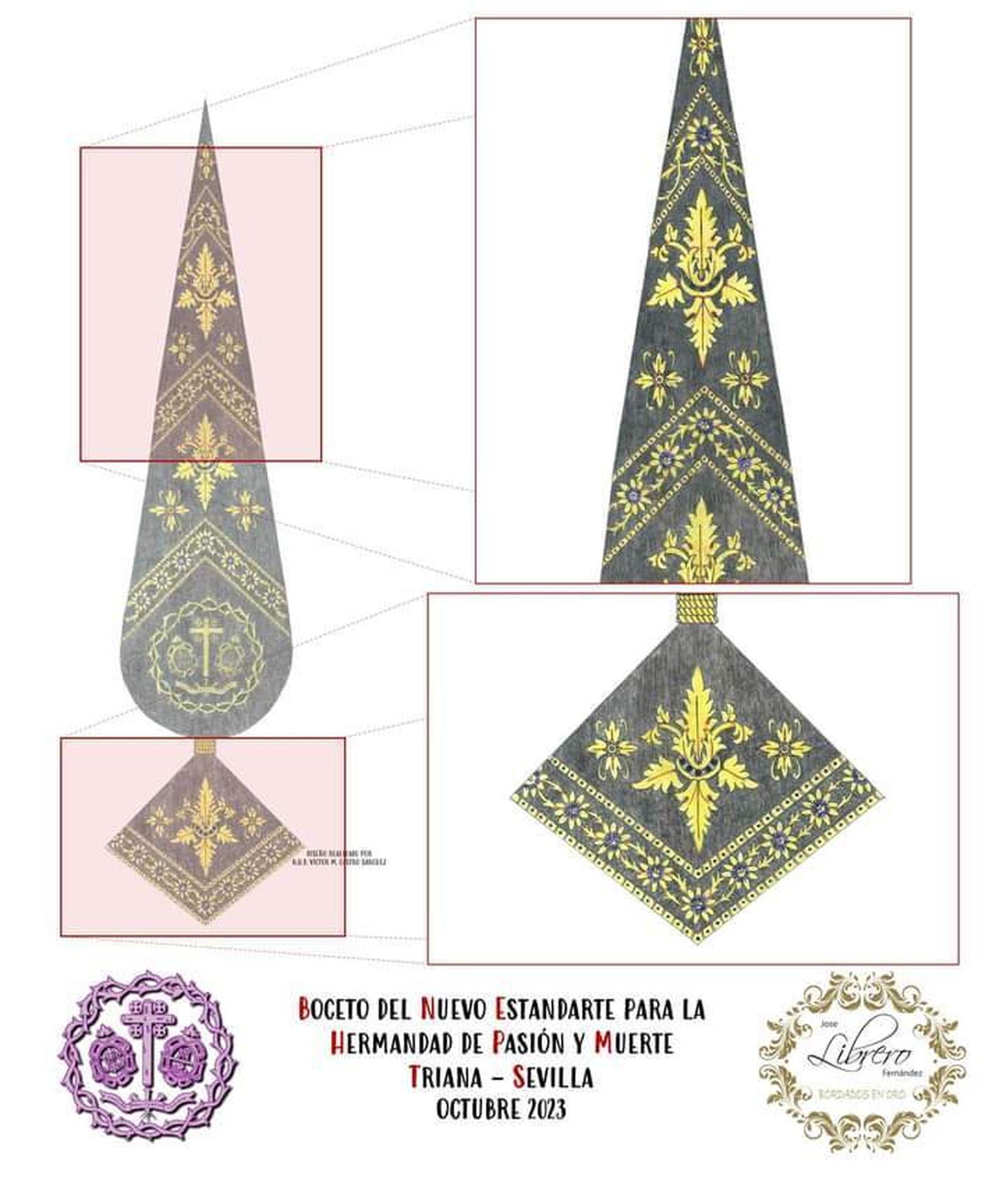 Más detalles del boceto del nuevo estandarte