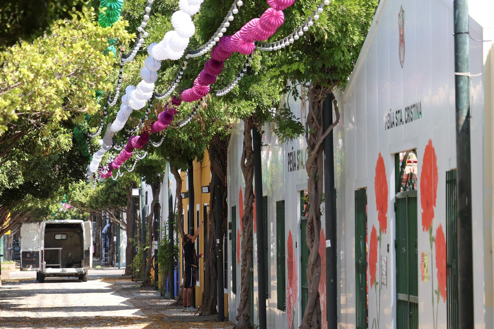 El Real de la Feria sigue preparándose para la semana grande de la ciudad