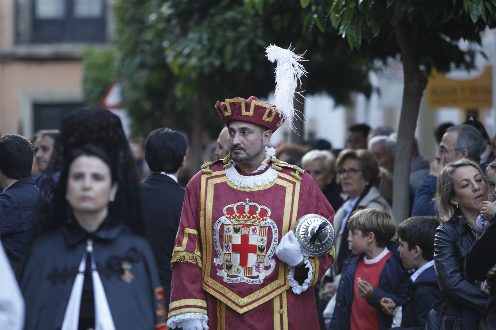 Imágenes de la Procesión del Entierro, Viernes Santo. Semana Santa Almería 2019