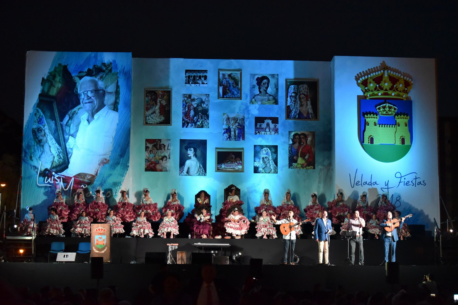 Imágenes del acto de coronación en La Línea
