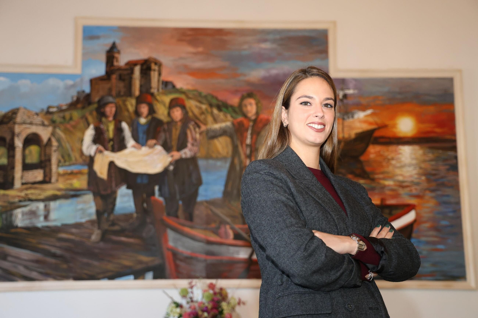 Milagros Romero, alcaldesa de Palos de la Frontera.