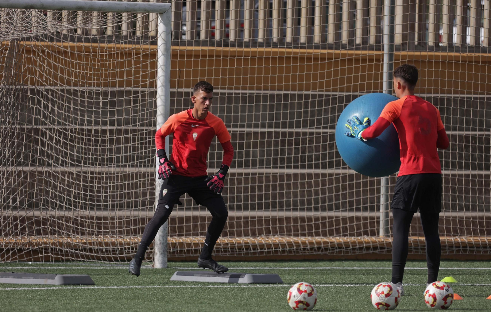Fotos del entrenamiento del Algeciras CF en La Menacha