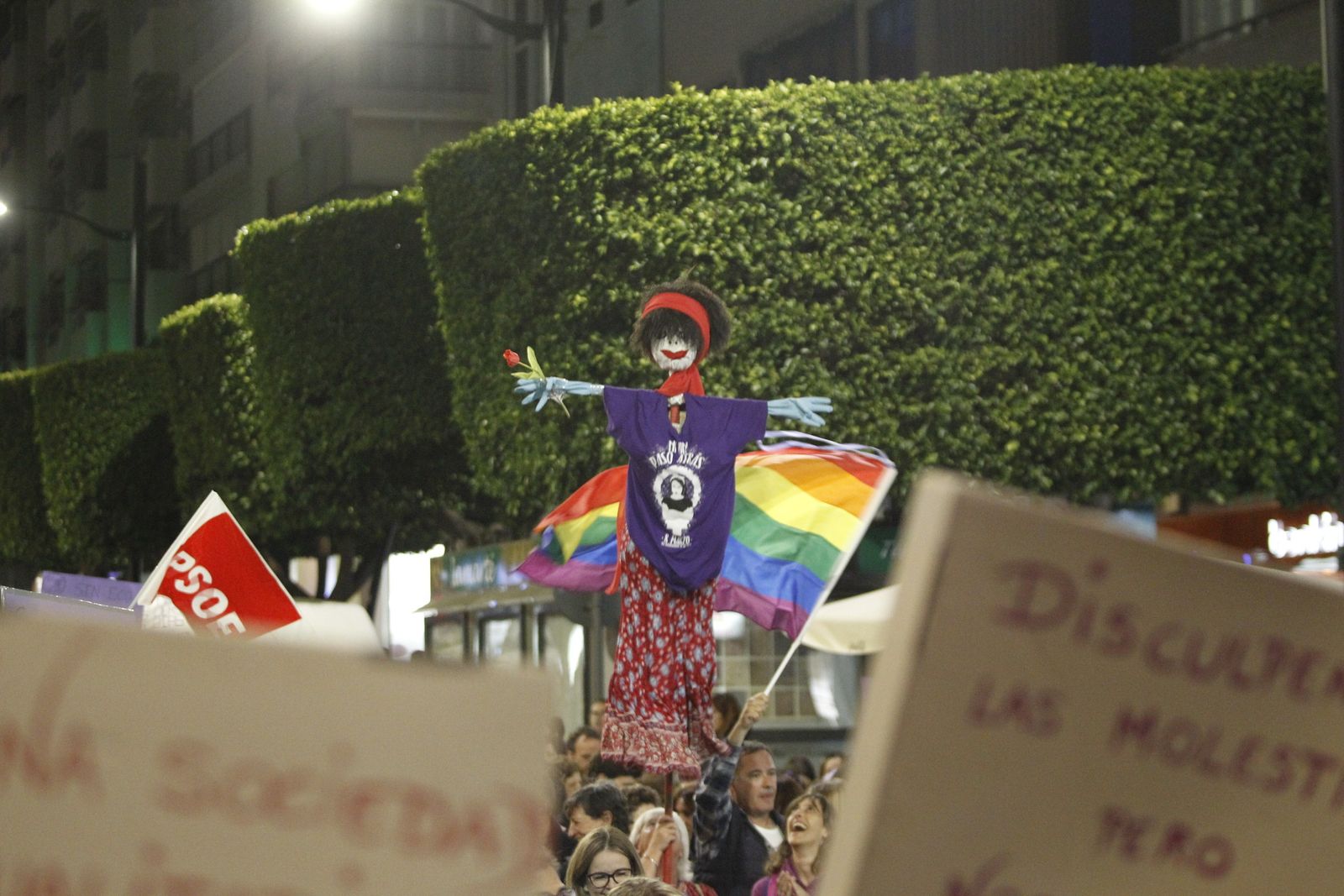 Fotogalería manifestación Día Internacional de la Mujer en Almería