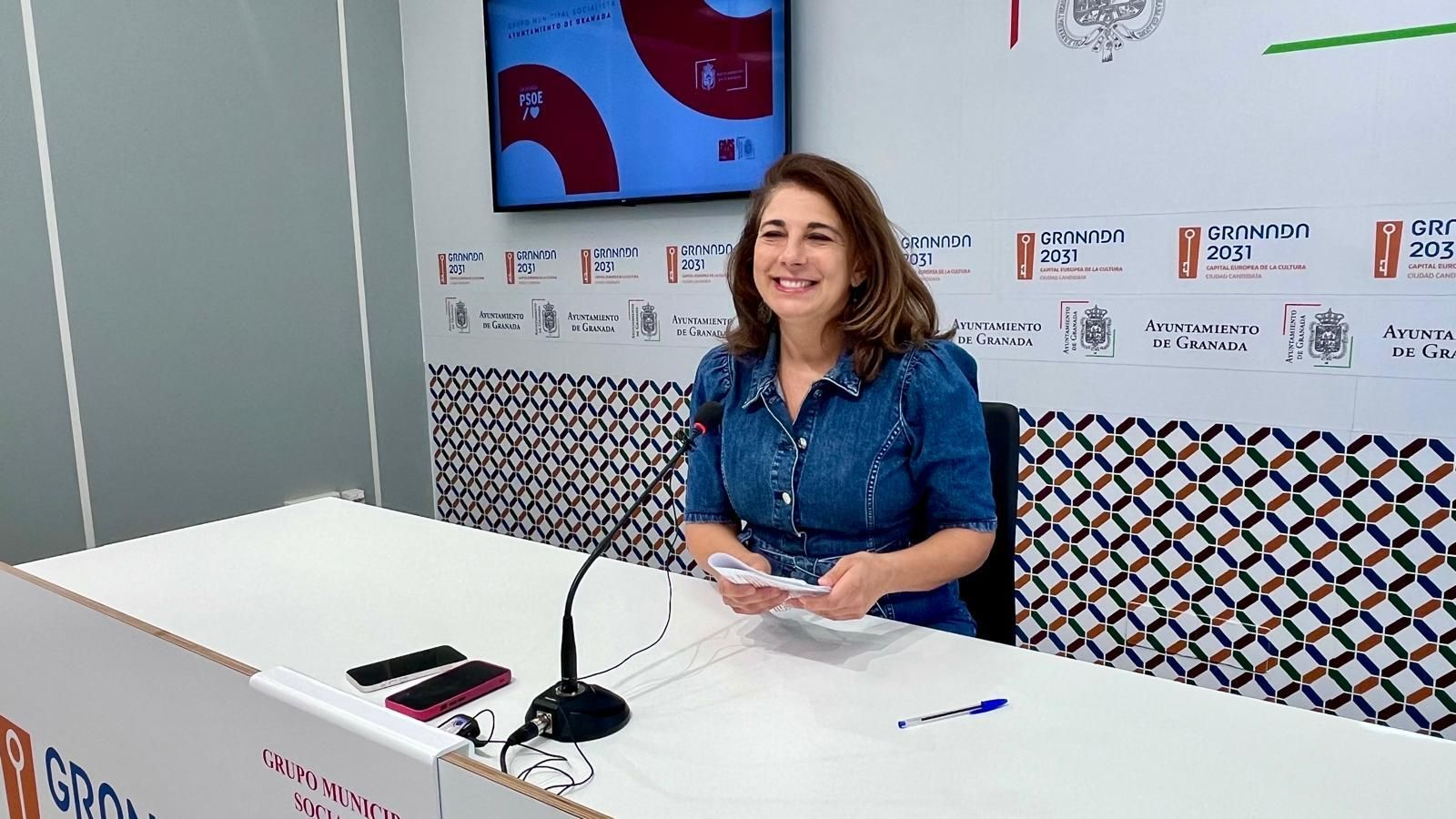 La portavoz del Grupo Municipal Socialista en el Ayuntamiento, Raquel Ruz