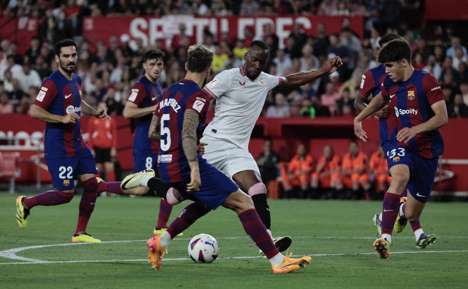 Las imágenes del Sevilla - Barcelona