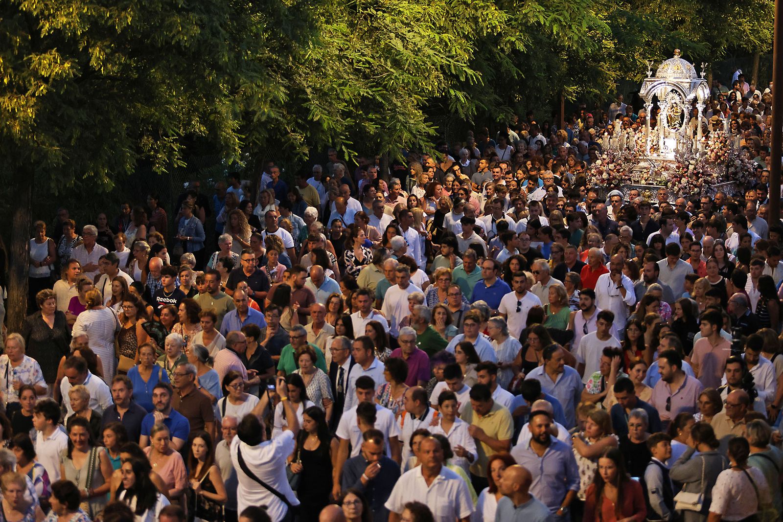 La bajada de la Virgen de La Cinta en imágenes