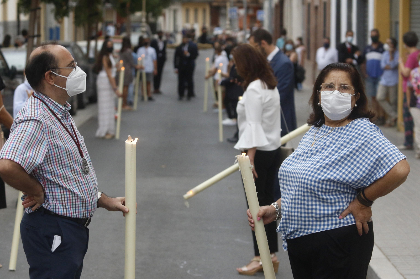 El rosario de la aurora de la Virgen de la Estrella, en imágenes
