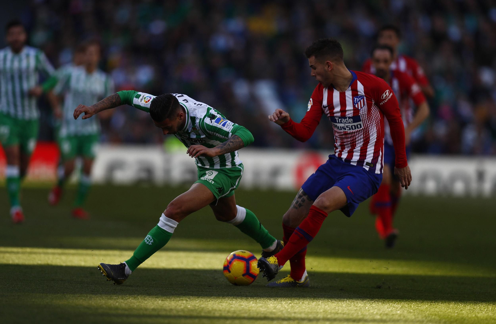 El Betis-Atlético de Madrid, en imágenes