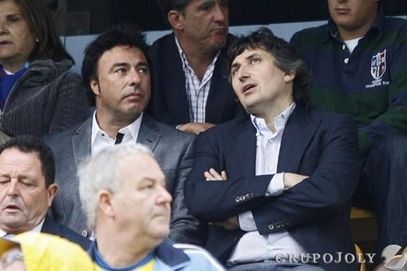 Quique Pina y Gino Pozzo vieron el partido desde el palco. 

Foto: Lourdes de Vicente - Joaquin Pino