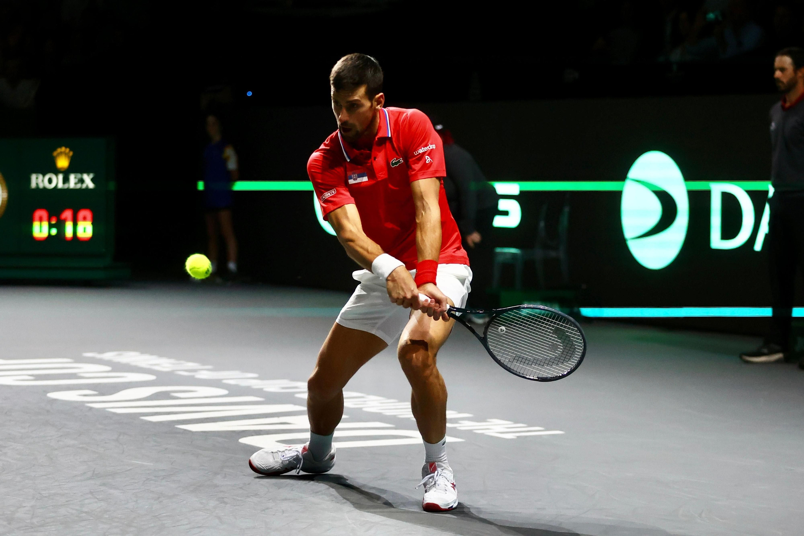 Copa Davis en Málaga: Sinner - Djokovic, en fotos
