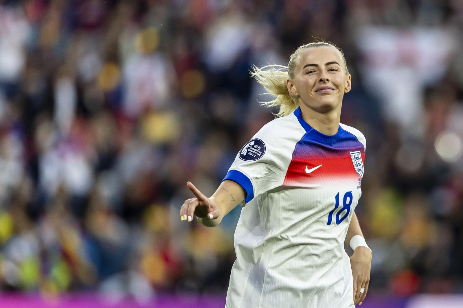 Las mejores imágenes de la final España - Inglaterra de la Eurocopa femenina