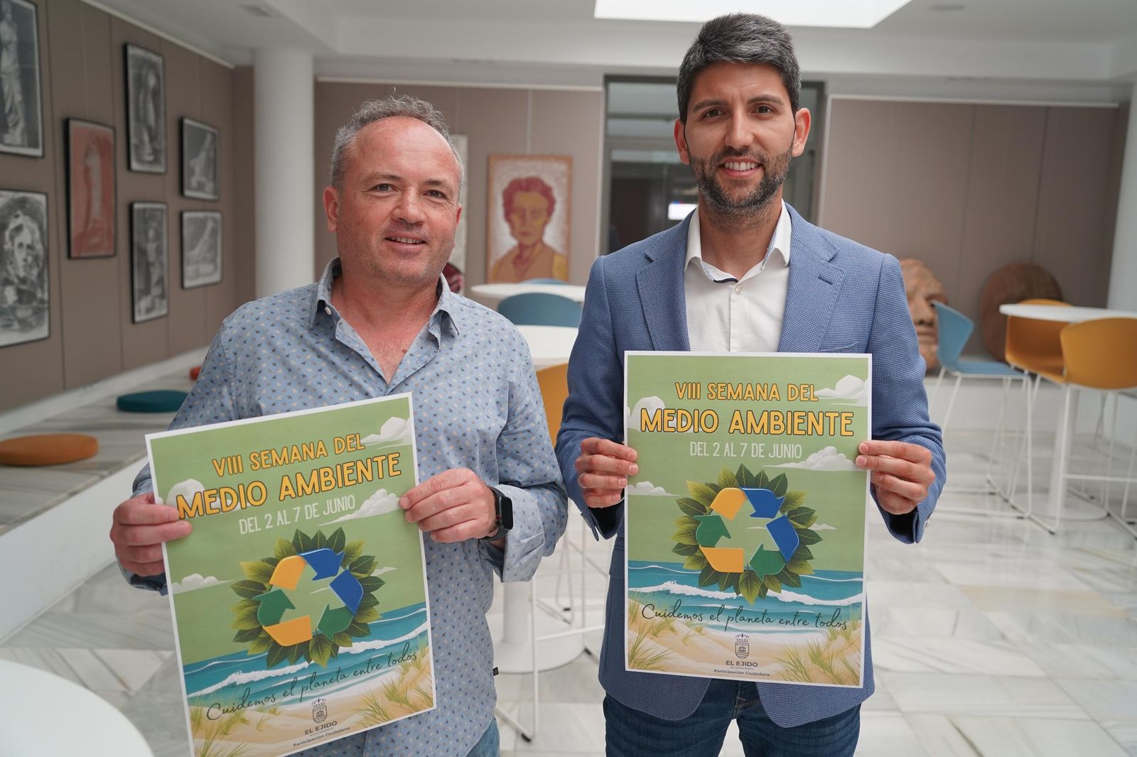 Presentación del programa de El Ejido para conmemorar el Día del Medio Ambiente.